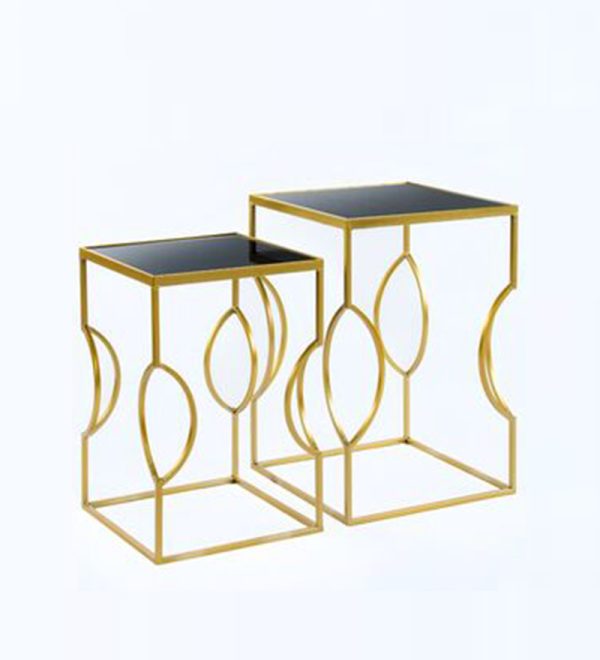 Geometric Accent Table Set
