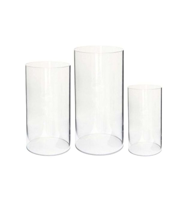 Clear Acrylic Round Pedestal Plinth 12" x 42"